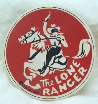 1939 Lone Ranger Fabric Clothing Patch Lone Ranger Inc. 3