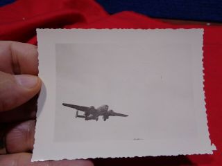 Old Ww2 Military Photo Snapshot Aircraft A - 78