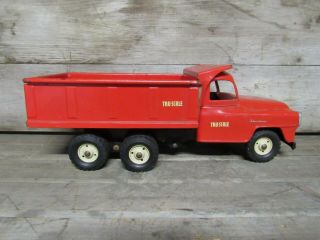 Vintage Tru - Scale International Red Dump Truck 2