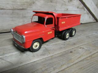 Vintage Tru - Scale International Red Dump Truck 3