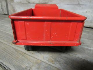 Vintage Tru - Scale International Red Dump Truck 7