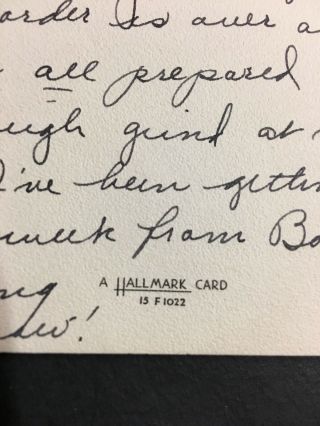 Vintage World War II Hallmark Greeting Card Soldier FDR Gossip Loose Lips, 6