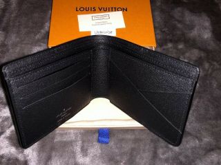 NIB Rare Louis Vuitton LV Split Multiple Wallet Monogram Eclipse Kim Jones 2018 5