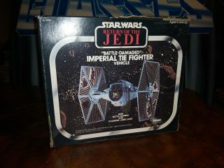 Vintage Kenner Star Wars Battle - Imperial Tie Fighter Cib