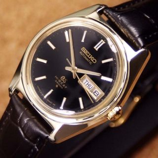 Authentic Grand Seiko Day Date Ref.  6146 - 8000 Gold Plated Automatic Mens Watch