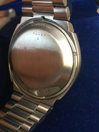 Vintage Pulsar P2 LED Watch Digital Time Computer James Bond W/BOX 9