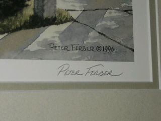 Vintage Peter Ferber Print Summer Serenade Signed Numbered Framed 124/500 7