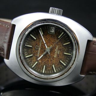 Mens Eterna - Matic Kontiki 20 Date Rare Spider Tropical Dial Watch