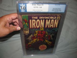 Iron Man 1 Origin Iron Man Retold Vintage Comic Pgx 3.  0 Cr To Ow Cgc