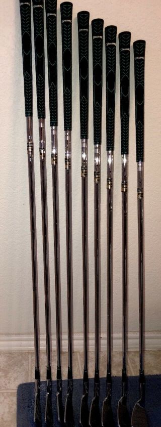 Spaulding Tour Edition Golf Clubs 2 - PW 1976 All Grips - Vintage 7