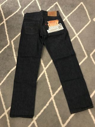 Vtg 60s 70s Levis 501 Denim Jeans Redline Big Deadstock 1966 Style 31 X 31 Rare 10