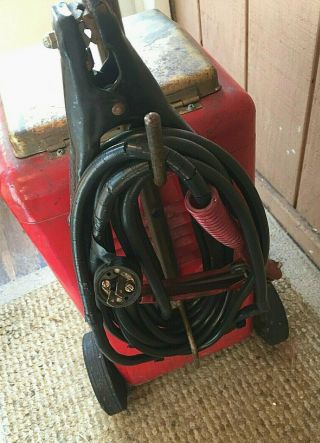 Very Vintage tall Rolling Marquette Redi - Fast 6 - 12 Volt Battery Charger BC 322N 3