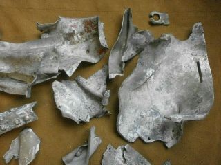 Parts of German Aircraft Bf 110 Luftwaffe Eastern front WW2 Military relic 4