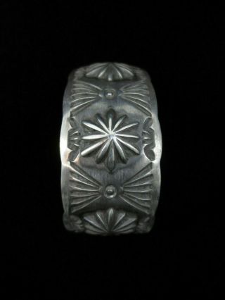 Vintage Navajo Sterling Silver Cuff Bracelet 3