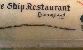 Vintage Disneyland Pirate Ship Restaurant Tray Chicken of the Sea Tuna Peter Pan 4