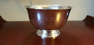 5 " Tiffany & Co.  Sterling Revere Style Bowl 7.  26 Ozt.