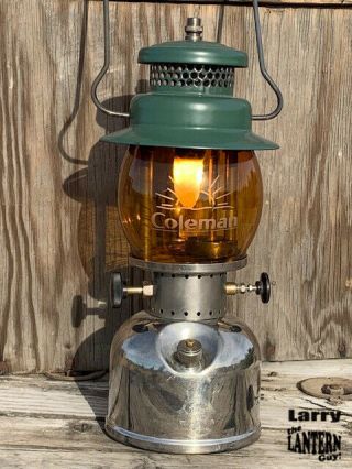 Coleman Single Mantle 242k Kerosene Lantern 9/ 1935 Vintage Camping Survivor