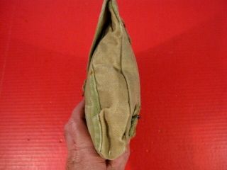 WWII Era US Army M1928 Haversack Meat Can or Mess Kit Pouch - Khaki - 5 6