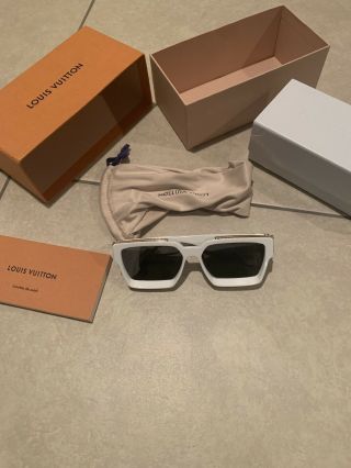 Louis Vuitton 1.  1 Millionaires Ss19 Sunglasses Virgil Abloh Lv Prism White Rare