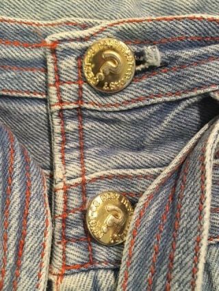 Nest N ' est Ce Pas vintage 1970 ' s denim jeans high waist bell bottoms RARE 3