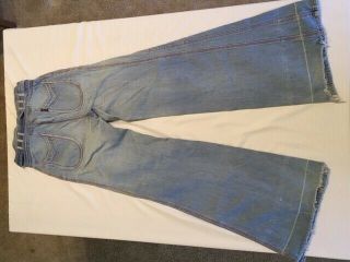Nest N ' est Ce Pas vintage 1970 ' s denim jeans high waist bell bottoms RARE 6