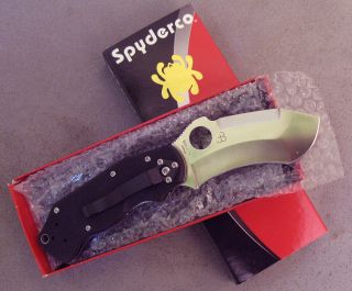 Vintage Spyderco Captain,  C111gp,  Discontinued,  Immaculate