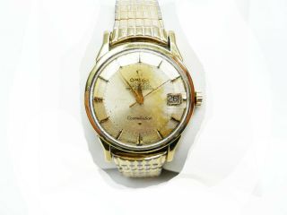Vintage Omega Gold Cap Automatic Constellation Chronometer Wristwatch 3