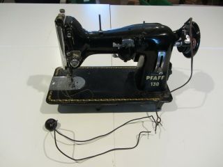 Vintage PFAFF 130 Universal Sewing Machine,  Accessories - for Parts/Repair 2