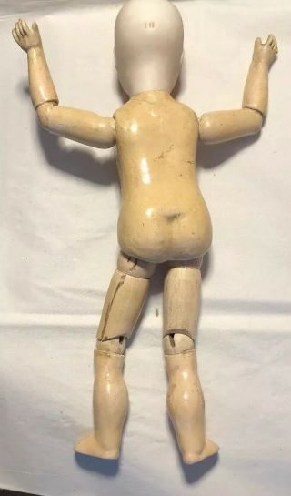 Stunning Antique AS FOUND.  Belton Child Doll Incised 10 w/Original Body 11