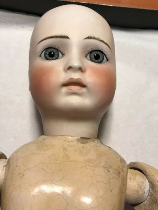 Stunning Antique AS FOUND.  Belton Child Doll Incised 10 w/Original Body 12