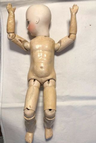 Stunning Antique AS FOUND.  Belton Child Doll Incised 10 w/Original Body 9