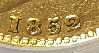 1852 Gvf Queen Victoria Gold Sovereign Roman I In Date,  Marsh 35a Rare Cgs 50