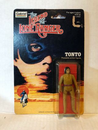 1980 Gabriel Tonto The Legend Of The Lone Ranger Figure Nip Moc Vintage