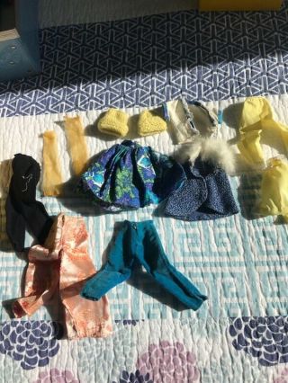 1965 Barbie,  Francis,  Dolls,  with Trunk and Vintage Barbie Accessories 8