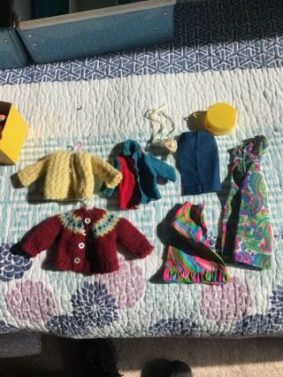 1965 Barbie,  Francis,  Dolls,  with Trunk and Vintage Barbie Accessories 9