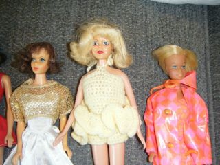 6 Vintage 1960’s AMERICAN AIRLINES & OTHER Girl Barbie Dolls 3