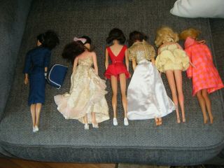 6 Vintage 1960’s AMERICAN AIRLINES & OTHER Girl Barbie Dolls 4