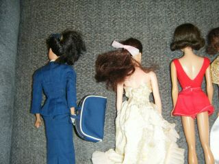 6 Vintage 1960’s AMERICAN AIRLINES & OTHER Girl Barbie Dolls 5