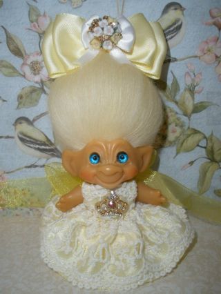 Dam Troll Doll Vintage 1960s 2 - 5/8 