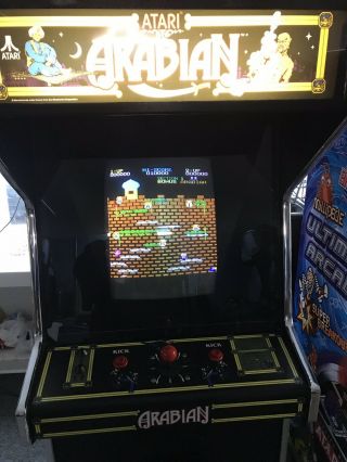 ARABIAN ARCADE GAME - RARE CLASSIC - HARD TO FIND - BY ATARI - Will Ship - 4