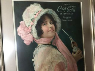 1914 Coke calendar wirh Diamond Label Bottle /very rare 2