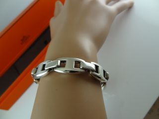 Hermes Vintage Sterling Silver Bracelet 6