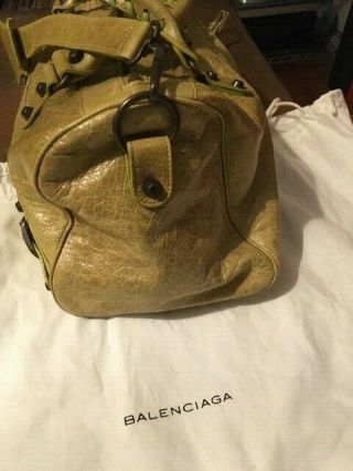 RARE BALENCIAGA TWIGGY 2004 ANIS MOTORCYCLE BAG TOTE PURSE BNWT BARNEYS NY 10