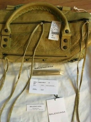 RARE BALENCIAGA TWIGGY 2004 ANIS MOTORCYCLE BAG TOTE PURSE BNWT BARNEYS NY 2