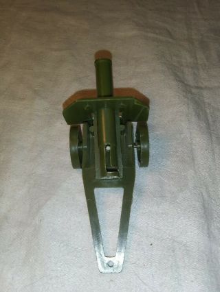 Vintage Made in Japan Plastic Toy Military Cannon Spring Loaded 4 inches long 2
