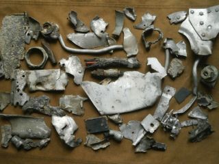 Parts Of German Aircraft Bf 109 Luftwaffe Eastern Front Ww2 Military Relic