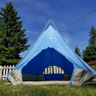 RARE Vintage Sierra Designs 3 - Man Tent Teepee Fusion 3