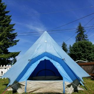 RARE Vintage Sierra Designs 3 - Man Tent Teepee Fusion 4