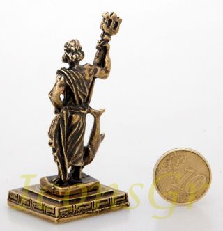 Ancient Statue Poseidon Greek Miniature Olympian God Pantheon Sculpture Zamac G 3