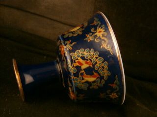 Chinese Ming Dy Chenghua Thin Porcelain Bird High Heel Cup